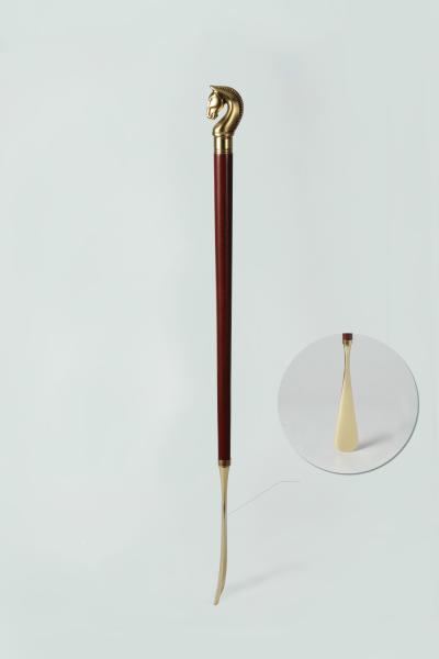 Personalised Brass Shoe Horn 37mm 600mm For Men Women Kids Seniors