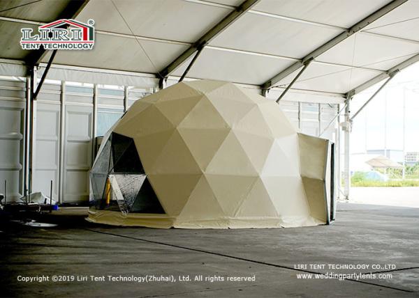 barracas duráveis de Glamping da abóbada Geodesic do PVC 10m de 5m 6m 8m para hotéis