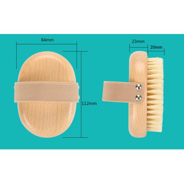 Massage Wet Bath Shower Brush Organic Vegan Sisal Body Dry Brushing Brush