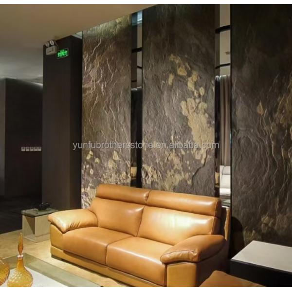 Ultra-Thin Natural Stone Veneer Sheet Wall Tiles for Modern Hotel Interior Design