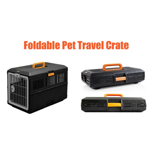 Клеть любимца складной пластиковой несущей полета перемещения любимца портативная путешествуя коробка клетки собаки