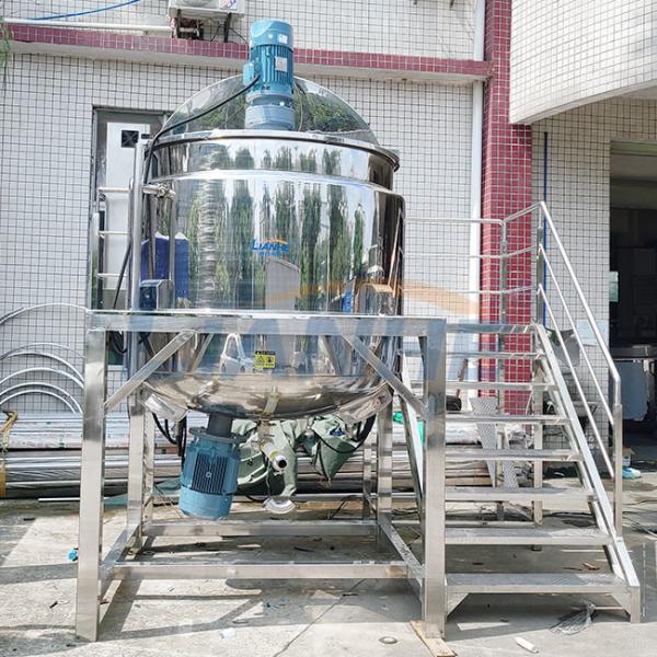 Metade do misturador aberto do emulsivo do homogenizador de LIANHE, tanques de mistura químicos de aço inoxidável