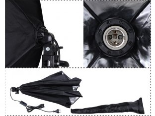 Фотография непрерывное освещая Софтбокс с источником питания