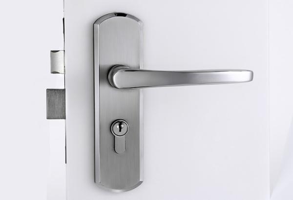 Bloqueio de alavanca Mortise Bloqueio de porta de aço inoxidável BD5050 / 5050A Dois parafusos