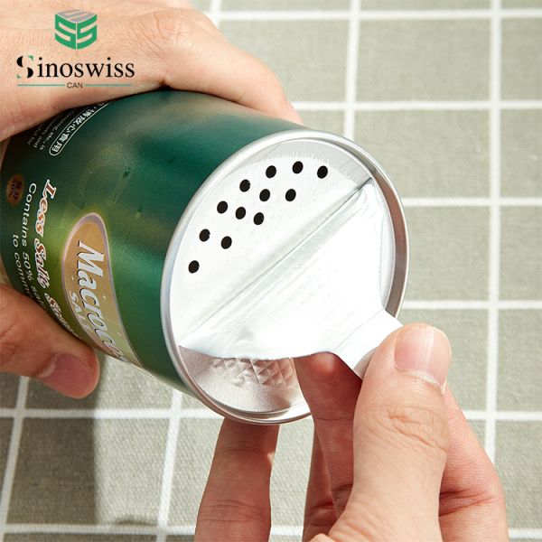 Patented Sifter Lid Spice Kraft Tube Packaging Food Grade Kraft Container For Seasoning
