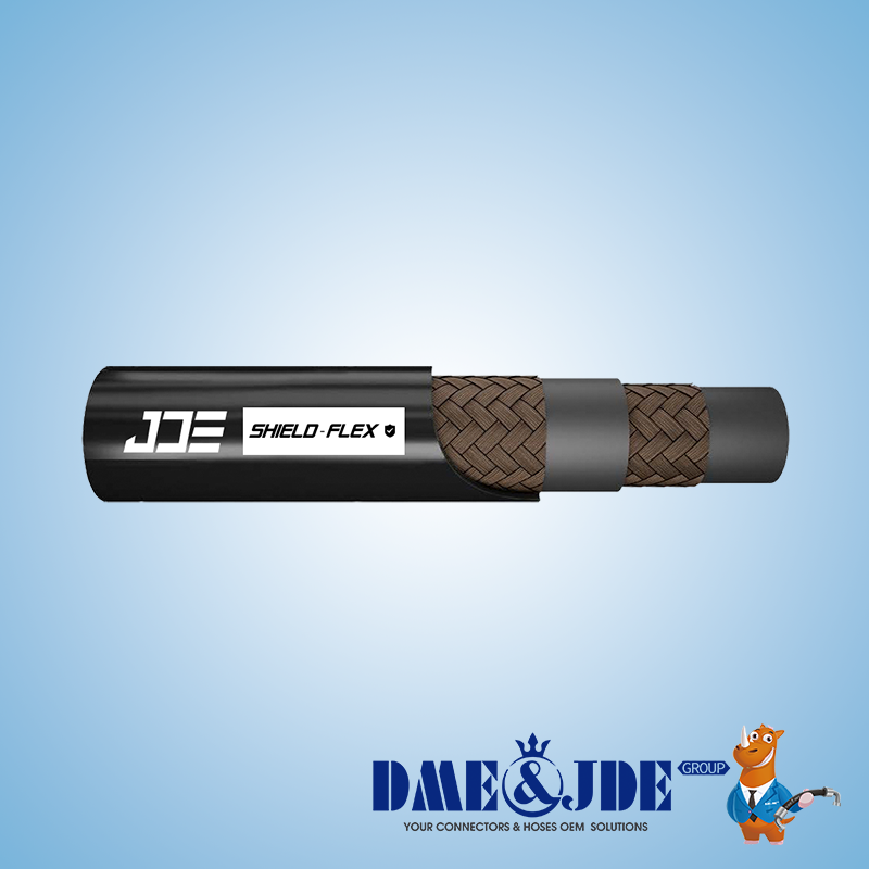 BS EN 1360 2T Textile Braided Fluid Hose 2 Layers High Performance