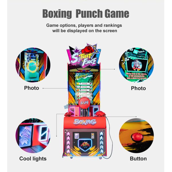 Entertainment Boxing Punching Machine Boxing Machine Arcade Boxing Games Machines