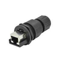 Conector Rj45 à prova d'água impermeável de Jack 8P8C da montagem do painel Rj45 de CuZn PA66