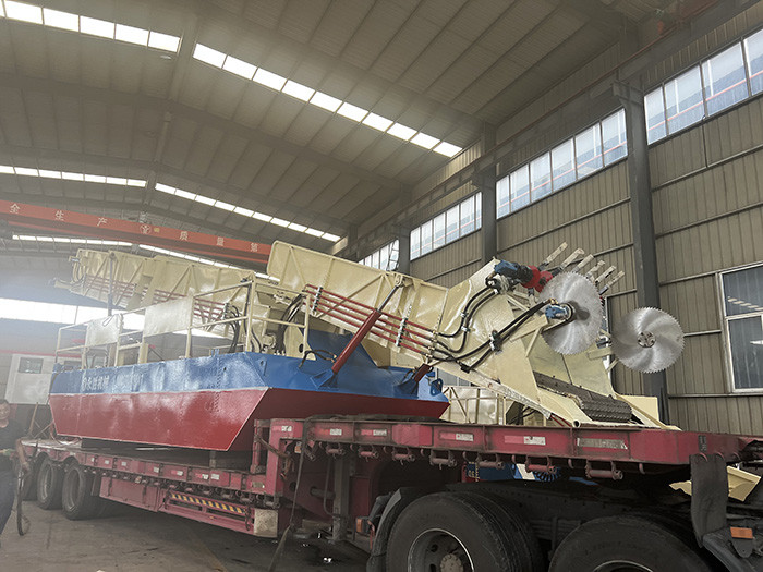 Yongsheng 10 кубической емкости Водная сорняка Водная комбайны 88кВт 1,6 м