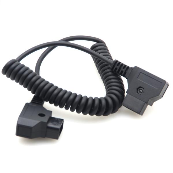 D Tap Coil Power Cable 1 Meter Length 2 Pin Male To Male For Camera