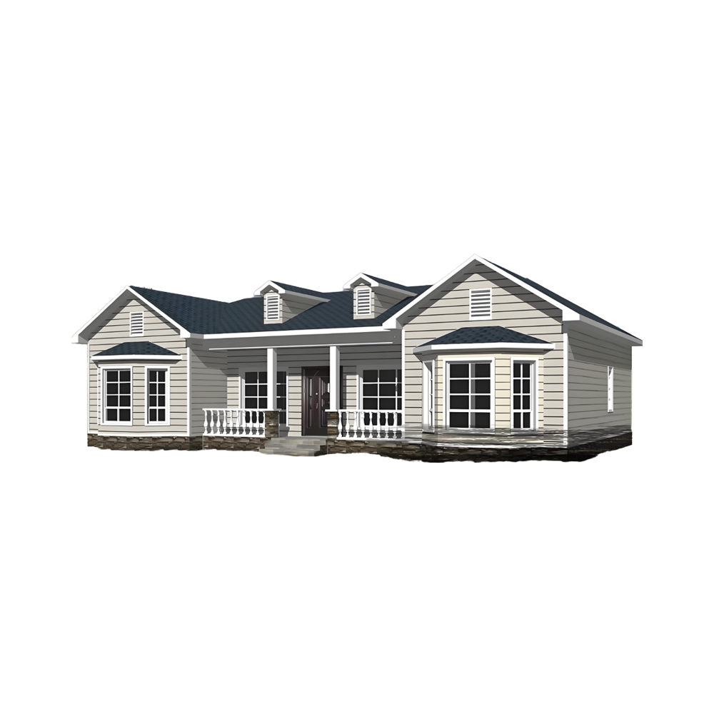 Modern Style Prefab House Steel Structure Lightweight Durable Waterproof Proof for Villa Apartment Office Building Carport