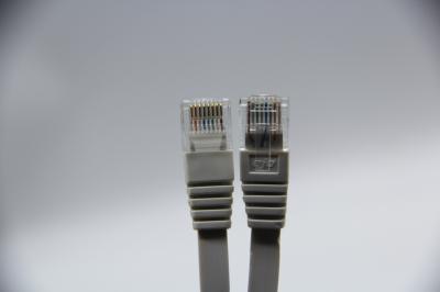 Flat Cat.5E Bare Copper Cable 30AWG 1M 1000Mbps Easy to Carry for Laptop Office Home Networking