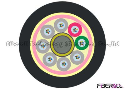 96 Fibers Outdoor Optical Fiber Cable , Direct Burial Fiber Optic Cable GYFTY