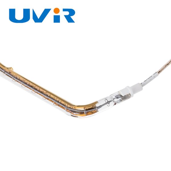 Tuyau de chauffage infrarouge 3D plaqué doré 150-6000W