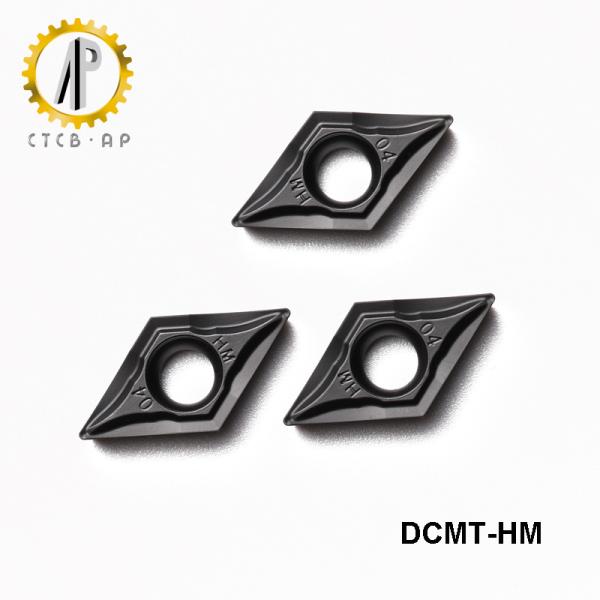 DCMT11T3 Cnc Carbide Inserts CVD Coating For Steel Finishing And Semi Finishing