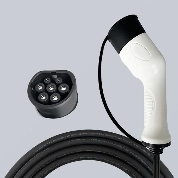 Type 2 - Type 2 EV Charger Extension Cable 16A Silver Plating