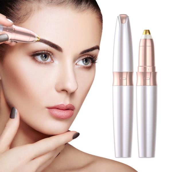 ABS Portable Painless Eyebrow Hair Remover Mini For Lady
