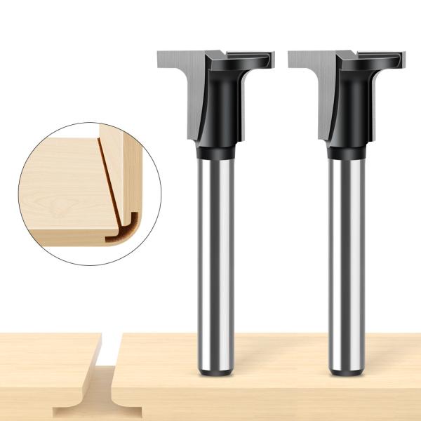 Carbon Crystal Plate Arc Bending Integrated Forming Tool for Trimming Machines Router Bit T-shaped Bending Bit Wood Decoration
