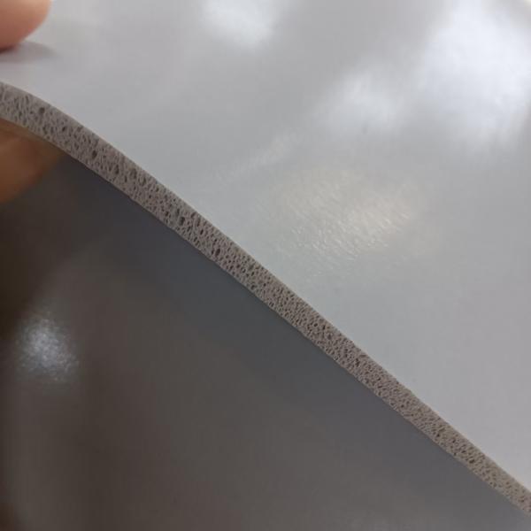 Smooth Surface Silicone Sponge Rubber Sheet 3mm-6mm Thickness