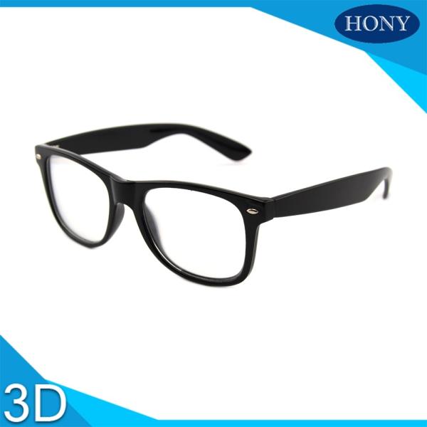 PC Plastic Frame Material Linear Polarized Glasses For 3D 4D Imax Cinema