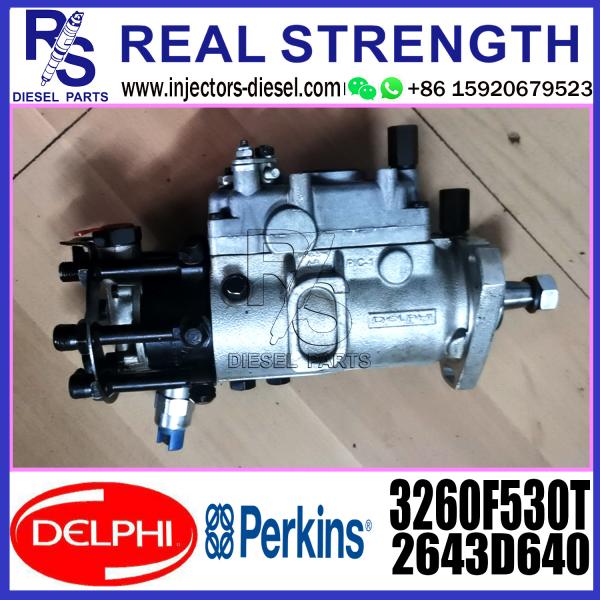 Bomba diesel auténtica y a estrenar 3260F530T 2643D640 de la inyección de carburante para Perkins Engine
