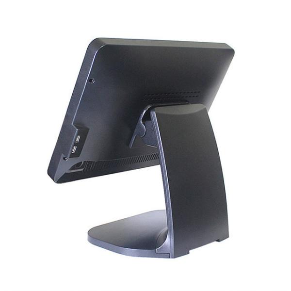 Black Color Touch Screen Point Of Sale System , All In One Pos System For Supermarket