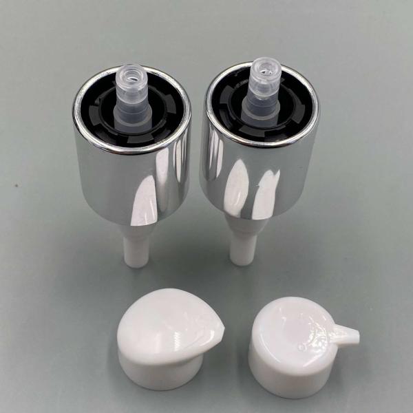 UV Treatment Cream Pump 20/410 24/410 Plastic White And Silver Lotion Pump Sprayer Liquid Lock