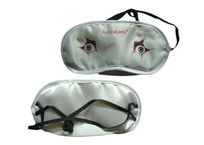 Fancy Sleep Blindfold Eye Shade Silvery Grey With 2 Thin Elastics And Nose Pad