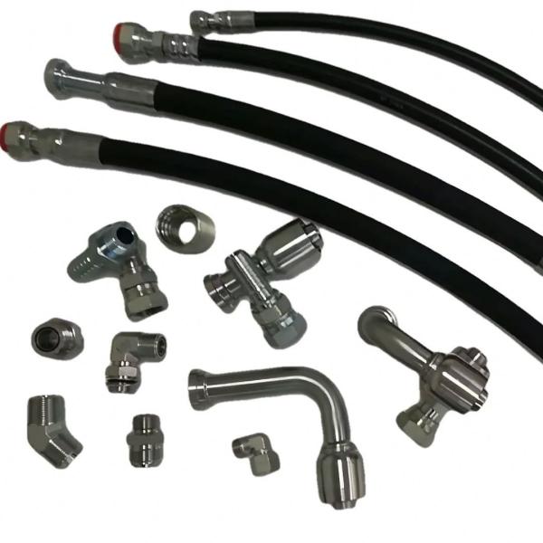 Excavator Hydraulic Pressure Test Oil Pipe Radiator Coupling Fittings for Komatsu and 