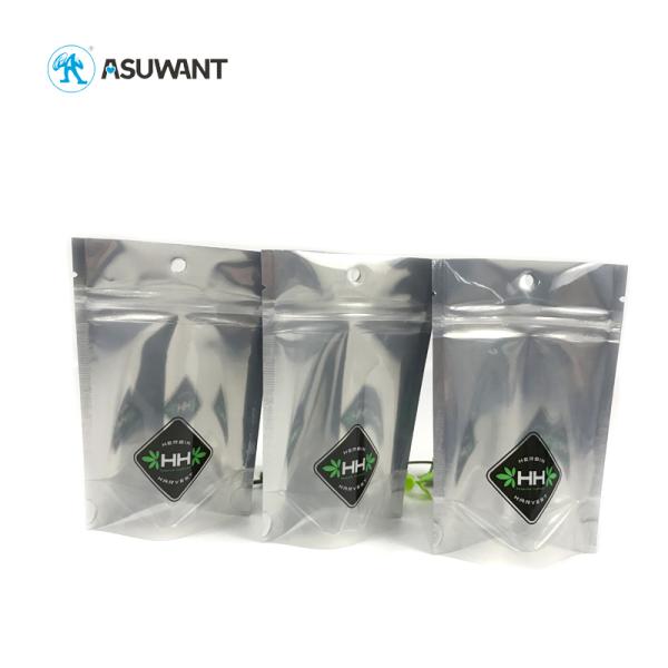 Mylar Bags Laminated Waterproof Medical Weed k Bags Smell Proof With Transparent Window