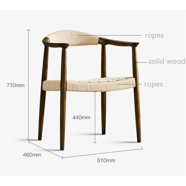 Cuerno nórdico de cena de madera minimalista moderno del BUEY del chalet de la silla que cena la silla 200kg