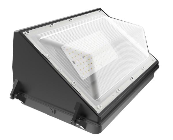 80W/100W outdoor light housing extrusted aluminum PC cover balck color garden light DLC standard