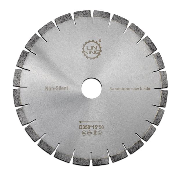 High Frequency Brazed Diamond Cutting Segment Saw Blade D350mm for Porcelain Tile