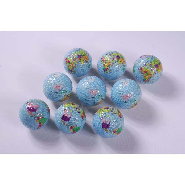 globe golf ball , earth golf ball with two piece golf ball