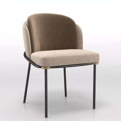 Large Cushion Upholstered Seat Dining Chairs Luxury Hotel Dining Chairs Dust Proof