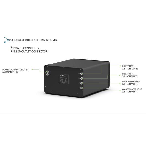 уменьшение системы водообеспечения TDS Ro системы 1500 GPD водяного фильтра RO 0.9Mpa Tankless