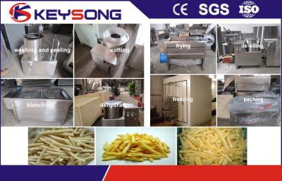 Large Capacity Potato Chips Making Machine Processing Equipment High Performance