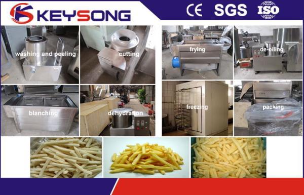 Large Capacity Potato Chips Making Machine Processing Equipment High Performance
