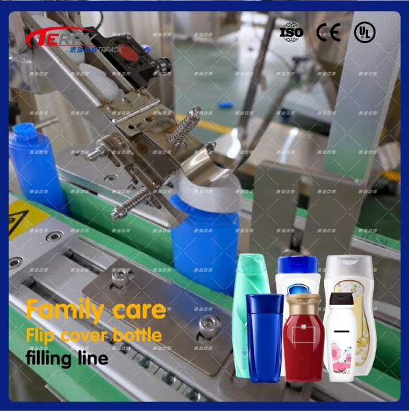 80BPM Liquid Detergent Packaging Machine Liquid Soap Bottle Filling Machine OEM
