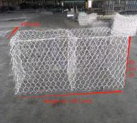 Cesta de fio do padrão 1x1x2m 3.05mm 80x100mm Gabion para o projeto do canteiro de obras
