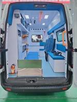 Ambulance diesel performante d'hôpital de voiture d'ambulance de secours