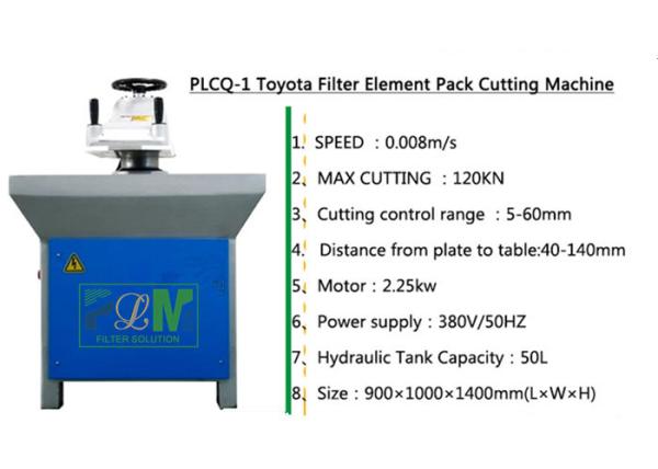 Calor do filtro de ar da máquina do filtro de Toyota ECO - selando cortando o equipamento