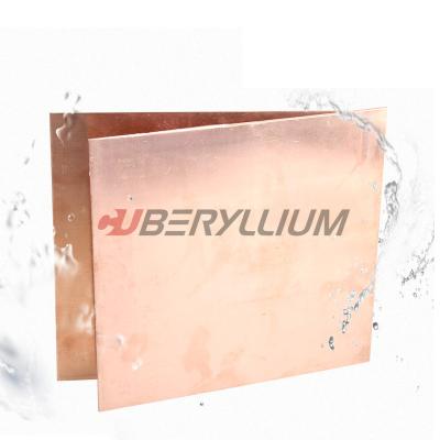 Le plat d'en cuivre de béryllium DIN 2,1247 déjouent 5mmx200mm pour les prises électriques