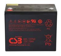 Batterie CSB GPL12750 12V 75Ah Batterie plomb-acide scellée Longue durée de vie Batterie rechargeable
