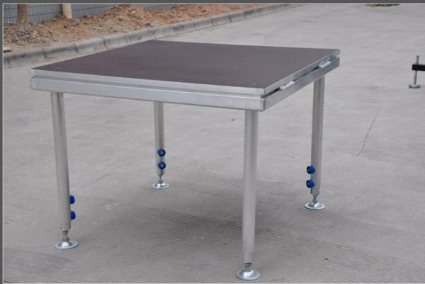 High Loading And Light Weight  1.22 x 1.2 2M Portable Anti-Slip Waterproof  Stage Platforms With Different  Height