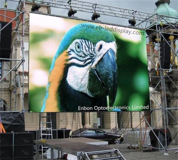Display LED de location extérieure mobile sans couture en aluminium coulé anti-corrosion