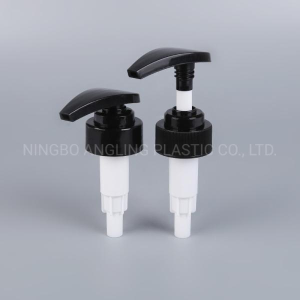 33/410 Lotion Ribbed Closure with Tube in Black Pump Customization Customized Request