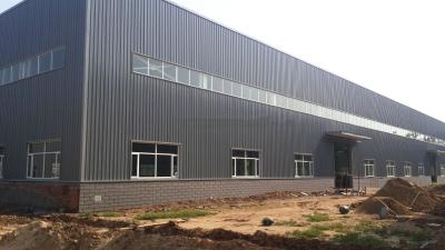 Oficina da construção de aço de ASTM A36 com período de lãs de rocha do guindaste aéreo o grande