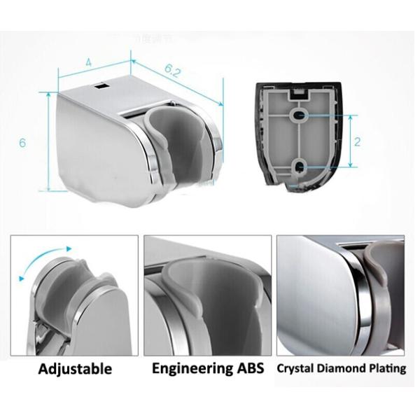 CE SASO Сертифицированный цинк Хромный корпус Материал Душевая стойка Прочная клейкость И водонепроницаемость