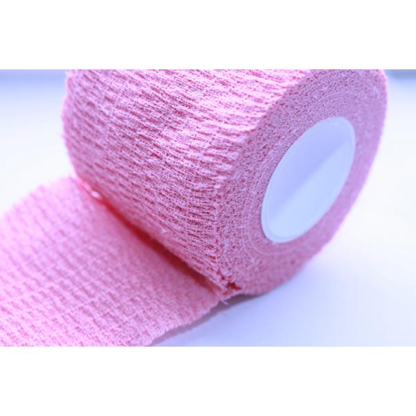 Co respirable - doble al uno mismo cohesivo - abrigo elástico del vendaje del algodón adherente